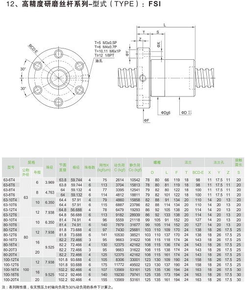 高精度研磨絲桿系列-FSI-2